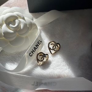 Chanel Heart Earrings - Flash sale